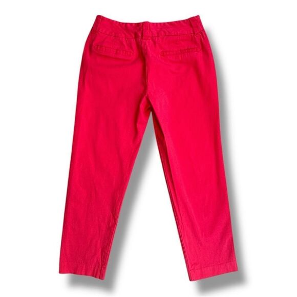 Patchington Bold Red Cropped Pants Sz 4 - Picture 6 of 11
